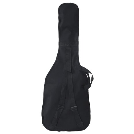 Basgitaar voor beginners elektrisch met tas 4/4 46&quot; blauw zwart