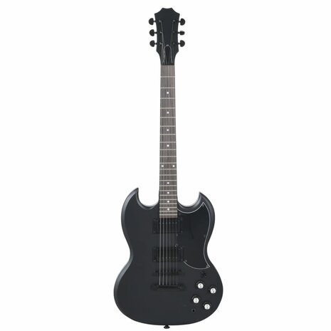 Gitaar voor beginners elektrisch met tas 4/4 39&quot; zwart