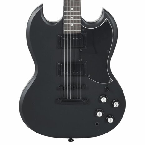 Gitaar voor beginners elektrisch met tas 4/4 39&quot; zwart