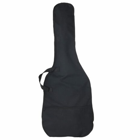 Basgitaar voor beginners elektrisch met tas 4/4 46&quot; bruin wit