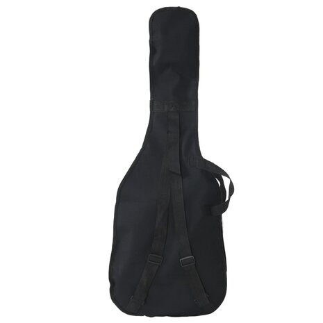 Basgitaar voor beginners elektrisch met tas 4/4 46&quot; bruin wit