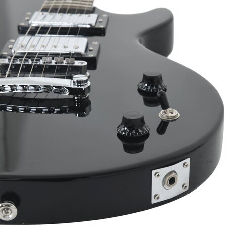 Gitaar voor beginners elektrisch met tas 4/4 39&quot; zwart