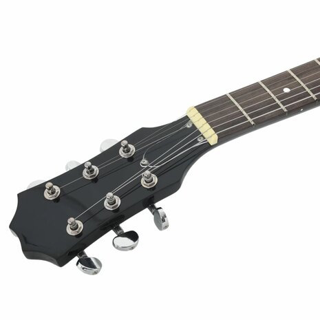 Gitaar voor beginners elektrisch met tas 4/4 39&quot; zwart