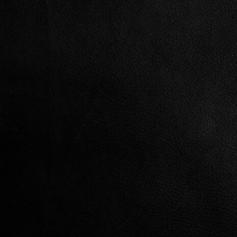 Eetkamerbank 186x32x45 cm staal en kunstleer zwart