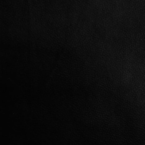 Eetkamerbank 124x32x45 cm staal en kunstleer zwart