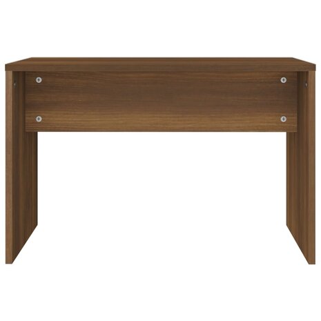 Kaptafelkruk 70x35x45 cm bewerkt hout bruin eikenkleur