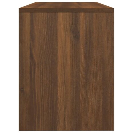 Kaptafelkruk 70x35x45 cm bewerkt hout bruin eikenkleur