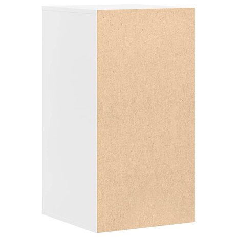Ladekast 40x41x76 cm bewerkt hout wit