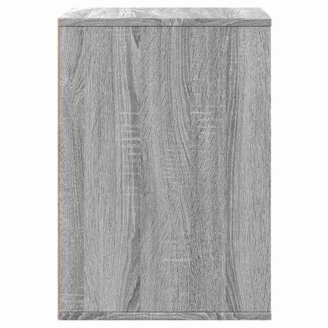 Ladekast 60x41x58 cm bewerkt hout grijs sonoma eikenkleurig