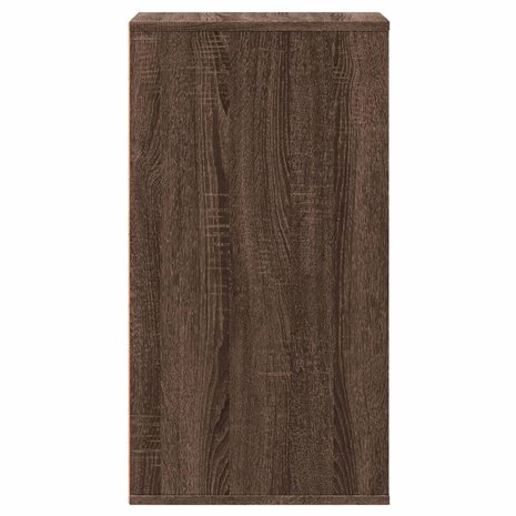 Ladekast 40x41x76 cm bewerkt hout bruin eikenkleurig