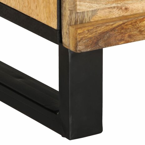 Tv-meubel 100x34x46 cm massief ruw mangohout