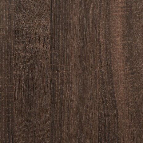 Rolkast 60x48x81 cm bewerkt hout bruin eikenkleur