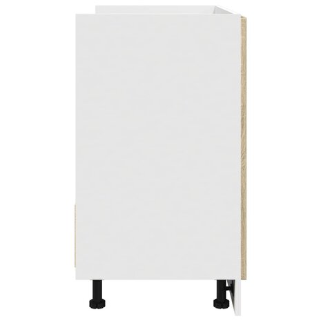 Onderkast 80x46x81,5 cm bewerkt hout sonoma eikenkleurig