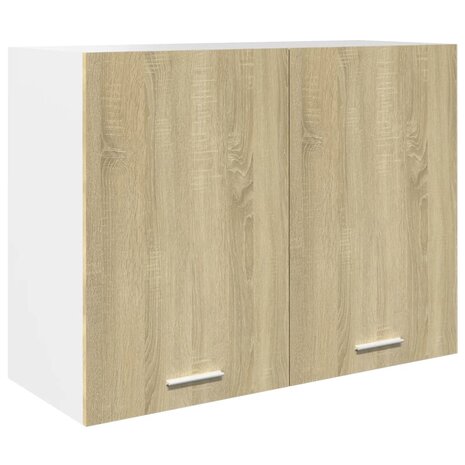7-delige Keukenkastenset bewerkt hout sonoma eikenkleurig