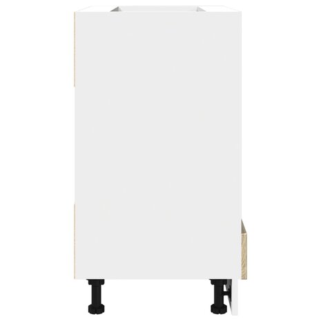 Ovenkast 60x46x81,5 cm spaanplaat sonoma eikenkleurig