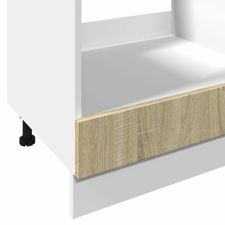 Ovenkast 60x46x81,5 cm spaanplaat sonoma eikenkleurig