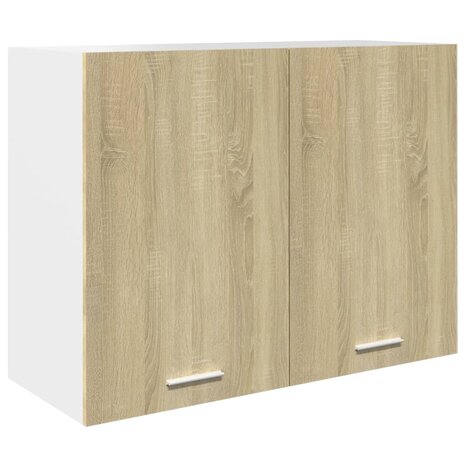 7-delige Keukenkastenset bewerkt hout sonoma eikenkleurig