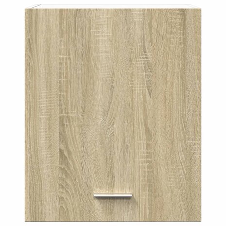 Wandkasten 2 st 50x31x60 cm bewerkt hout sonoma eikenkleurig