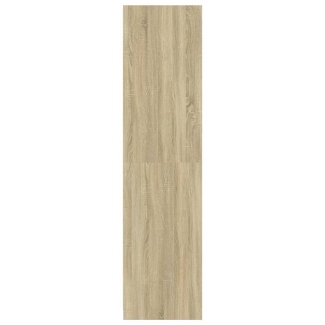 Kledingkast 30x50x200 cm bewerkt hout sonoma eikenkleurig