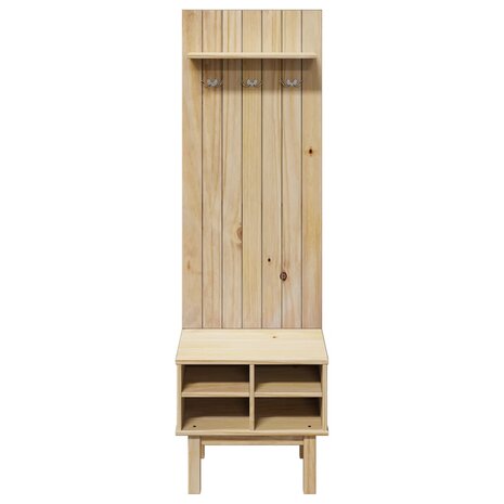Gangkast OTTA 50x40x160 cm massief grenenhout
