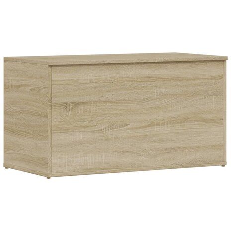 Opbergkist 84x42x46 cm bewerkt hout sonoma eikenkleurig