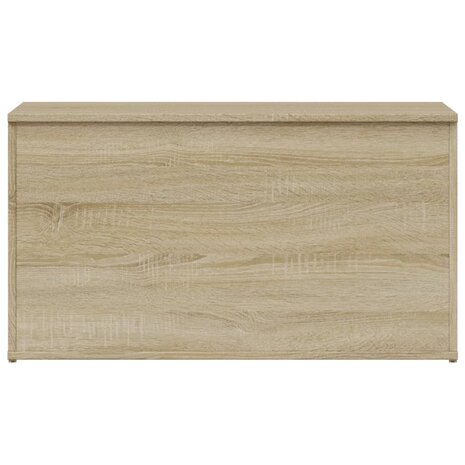 Opbergkist 84x42x46 cm bewerkt hout sonoma eikenkleurig