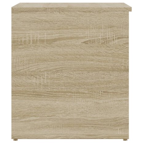 Opbergkist 84x42x46 cm bewerkt hout sonoma eikenkleurig