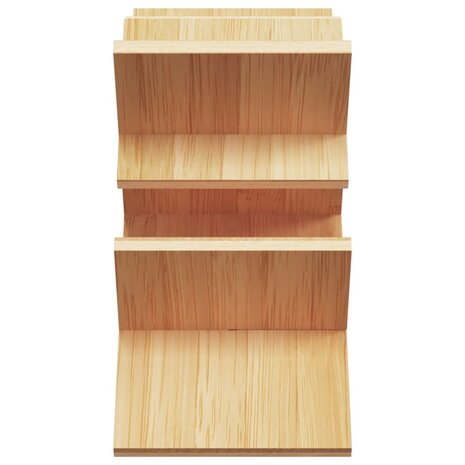 Wijnrek voor 5 flessen 41x15x25 cm bamboe