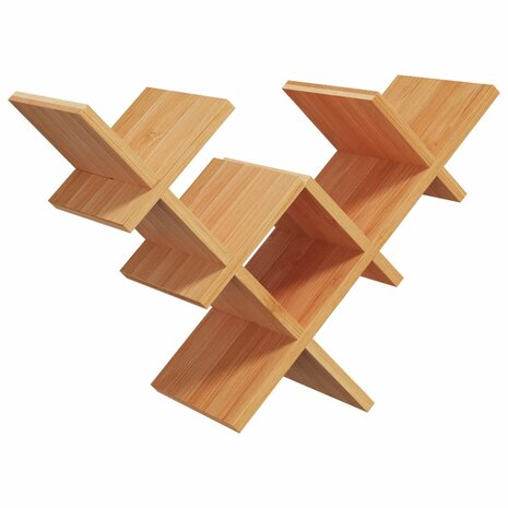 Wijnrek voor 5 flessen 41x15x25 cm bamboe