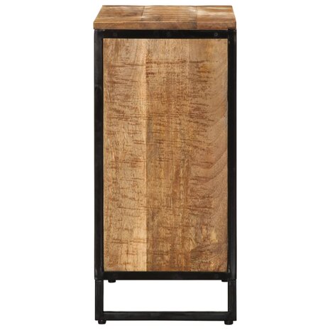 Wijnrek voor 9 flessen 55x33x70 cm massief mangohout