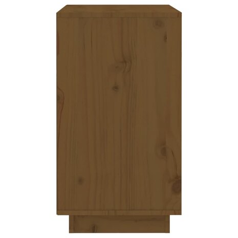 Wijnkast 55,5x34x61 cm massief grenenhout honingbruin