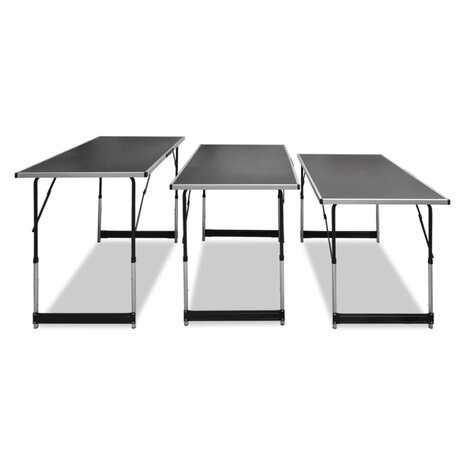 Behangtafel inklapbaar en in hoogte verstelbaar 3 st