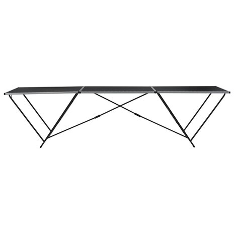 Behangtafel inklapbaar 300x60x78 cm MDF en aluminium