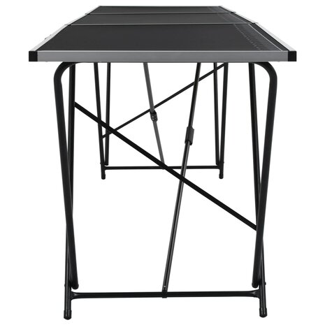 Behangtafel inklapbaar 300x60x78 cm MDF en aluminium