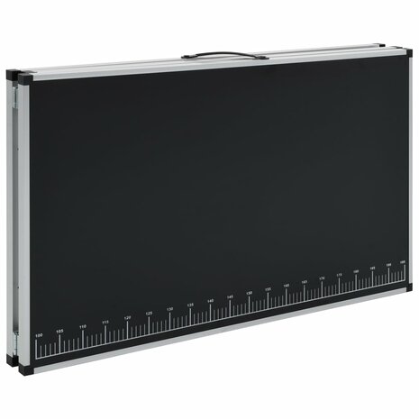 Behangtafel inklapbaar 300x60x78 cm MDF en aluminium