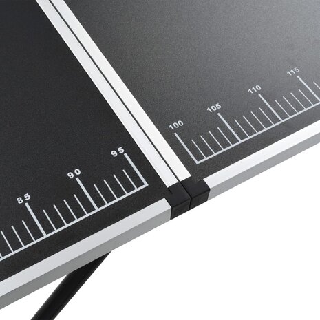 Behangtafel inklapbaar 300x60x78 cm MDF en aluminium