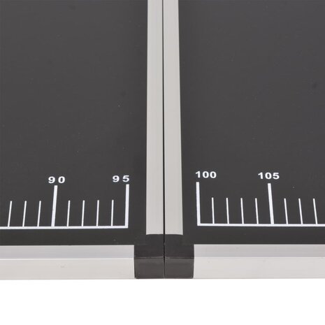 Behangtafel inklapbaar 200x60x78 cm MDF en aluminium