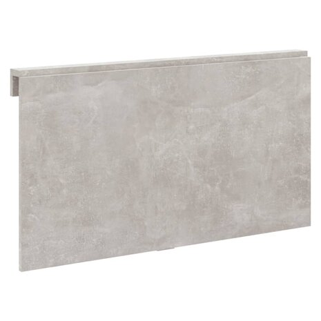 Wandtafel inklapbaar 100x60x56 cm bewerkt hout betongrijs