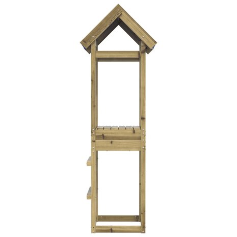 Speeltoren 52,5x46,5x195 cm geïmpregneerd grenenhout