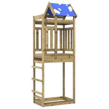Speeltoren 85x52,5x239 cm geïmpregneerd grenenhout