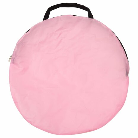 Kinderspeeltent met 250 ballen 100x100x127 cm roze