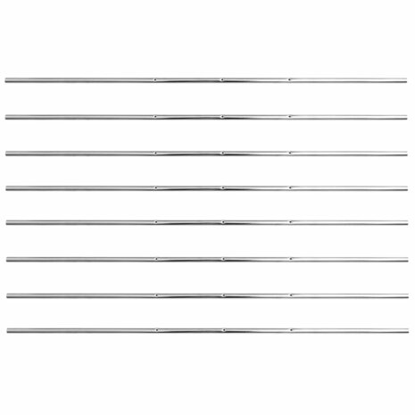 Staven voor voetbaltafel 8 st 15,9 mm