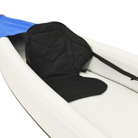 Kajak opblaasbaar 424x81x31 cm polyester blauw