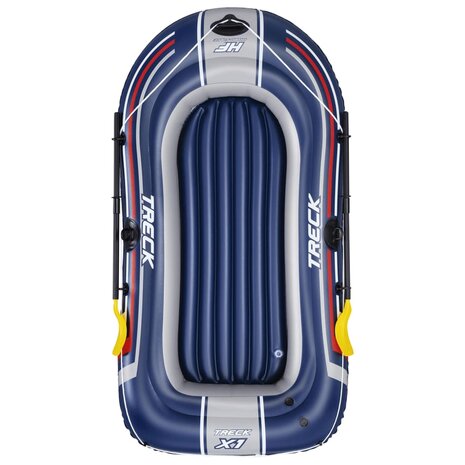 Hydro-Force Opblaasboot met pomp en roeispanen blauw