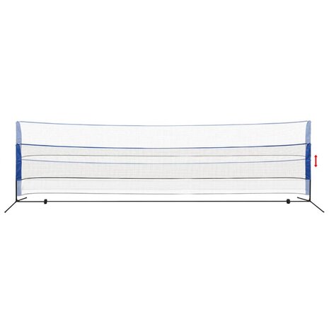 Badmintonnet met shuttles 600 x 155 cm