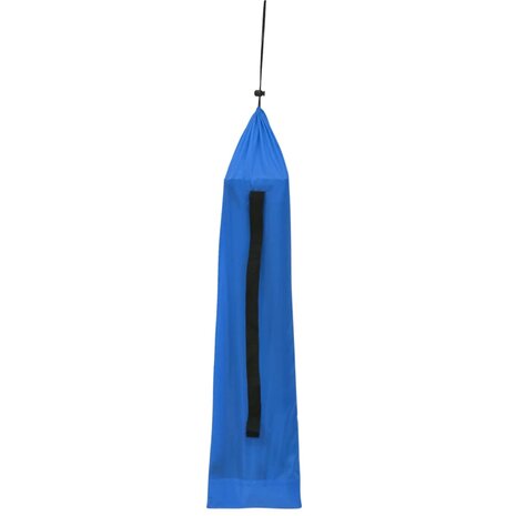 Campingbed 180x60x19 cm oxford stof en staal blauw