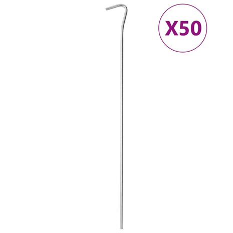 Tentharingen 50 st Ø4 mm 30 cm gegalvaniseerd staal
