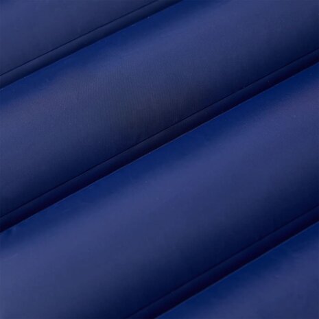 Kampeermatras met kussen zelfopblazend 1-persoons marineblauw