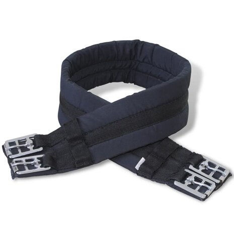 Echt lederen paardrijzadel 17,5&quot; 12 cm (5-in-1 set, zwart)