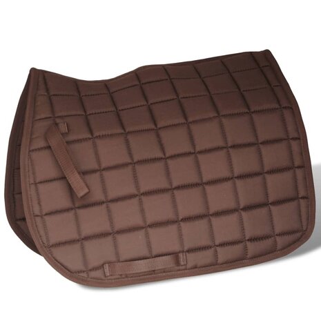 Echt lederen paardrijzadel 16&quot; 14 cm (5-in-1 set, bruin)